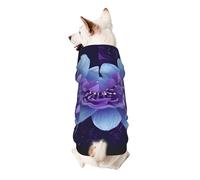 Dog Hoodie Dog Sweater Stylish Dog Clothes Print Pet Clothing Streetwear Sweatshirt Tracksuits Outfit for Dog Puppy-Small, Rectangle Mandala