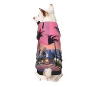 Dog Hoodie Dog Sweater Stylish Dog Clothes Print Pet Clothing Streetwear Sweatshirt Tracksuits Outfit for Dog Puppy-X-Small, The Old Hollywood