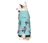 Dog Hoodie Dog Sweater Stylish Dog Clothes Print Pet Clothing Streetwear Sweatshirt Tracksuits Outfit for Dog Puppy-X-Small, Gymnastics Game