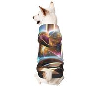 Dog Hoodie for Fall and Winter, Cozy Pet Clothes for Outdoor Activities, Future Planet Tie Dye Print