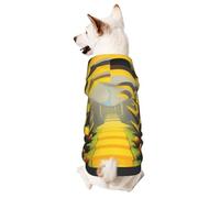 Dog Hoodie for Fall Winter Cozy Pet Clothes for Outdoor Activities The Road Leading to Heaven Tie Dye Print Pet Clothes