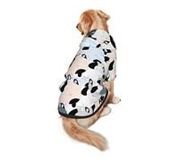 Dog Hoodie Pet Clothes Cow Collection Printed Pet Sweaters with Hat, Soft Polyester Coat Pajamas Warm Cute Pet Winter Clothes Shirt, for Small Medium Large Dogs Cats.