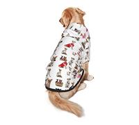 Dog Hoodie Pet Clothes Cute Chihuahua Pug Pattern Printed Pet Sweaters with Hat, Soft Polyester Coat Pajamas Warm Cute Pet Winter Clothes Shirt, for Small Medium Large Dogs Cats.