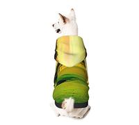 Dog Hoodie Pet Clothes Golf Course Printed Pet Sweaters with Hat, Soft Polyester Coat Pajamas Warm Cute Pet Winter Clothes Shirt, for Small Medium Large Dogs Cats.