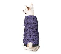Dog Hoodie Pet Clothes Haunted Mansion Printed Pet Sweaters with Hat, Soft Polyester Coat Pajamas Warm Cute Pet Winter Clothes Shirt, for Small Medium Large Dogs Cats.