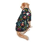 Dog Hoodie Pet Clothes Women's Nutcracker Ballet Xmas Dance Printed Pet Sweaters with Hat, Soft Polyester Coat Pajamas Warm Cute Pet Winter Clothes Shirt, for Small Medium Large Dogs Cats.