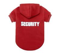 Dog Hoodie Security Print Pullover Spring Puppy Pajamas Puppy Theme