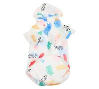 Dog Hoodie Sun Protection Breathable Polyester Summer PET Clothing | Lightweight Packable Design, for Male and Female Dogs, Photo Shoots, Holiday Portraits