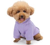 Dog Hoodie Sweatshirt, Cosy Pet Pullover, Purple