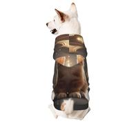 Dog Hoodie Sweatshirt for Fall and Winter, Cozy Pet Clothes for Outdoor Activities, A Cute Little cat Tie Dye Print Pets wear Hoodies