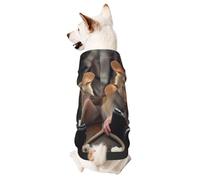 Dog Hoodie Sweatshirt for Fall and Winter, Cozy Pet Clothes for Outdoor Activities, Beautiful Mouse Girl Tie Dye Print Pets wear Hoodies