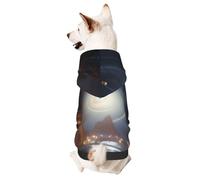 Dog Hoodie Sweatshirt for Fall and Winter, Cozy Pet Clothes for Outdoor Activities, Eternal Ball Tie Dye Print Pets wear Hoodies