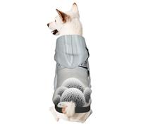 Dog Hoodie Sweatshirt for Fall and Winter, Cozy Pet Clothes for Outdoor Activities, Floating Fish Tie Dye Print Pets wear Hoodies