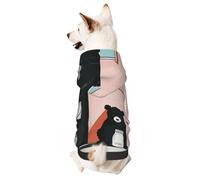 Dog Hoodie Sweatshirt for Fall and Winter, Cozy Pet Clothes for Outdoor Activities, Greedy Bear Tie Dye Print Pets wear Hoodies