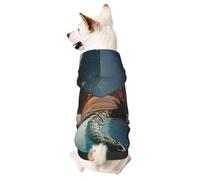 Dog Hoodie Sweatshirt for Fall and Winter, Cozy Pet Clothes for Outdoor Activities, Heaven's Gate Tie Dye Print Pets wear Hoodies