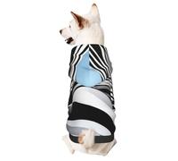 Dog Hoodie Sweatshirt for Fall and Winter, Cozy Pet Clothes for Outdoor Activities, Hills and Oceans Tie Dye Print Pets wear Hoodies