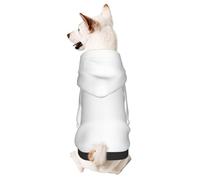 Dog Hoodie Sweatshirt for Fall and Winter, Cozy Pet Clothes for Outdoor Activities, Natural White Color Tie Dye Print Pets wear Hoodies
