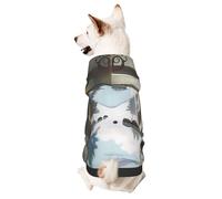 Dog Hoodie Sweatshirt for Fall and Winter, Cozy Pet Clothes for Outdoor Activities, Palace Tie Dye Print Pets wear Hoodies