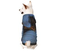 Dog Hoodie Sweatshirt for Fall and Winter, Cozy Pet Clothes for Outdoor Activities, Photo of The Red Kite Bird Tie Dye Print Pets wear Hoodies