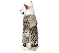Dog Hoodie Sweatshirt for Fall and Winter, Cozy Pet Clothes for Outdoor Activities, Spotted Tiger Tie Dye Print Pets wear Hoodies
