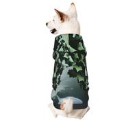 Dog Hoodie Sweatshirt for Fall and Winter, Cozy Pet Clothes for Outdoor Activities, The Ivy of The Mysterious River Tie Dye Print Pets wear Hoodies