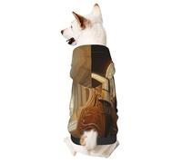 Dog Hoodie Sweatshirt for Fall and Winter, Cozy Pet Clothes for Outdoor Activities, Unreal Engine Cello Tie Dye Print Pets wear Hoodies