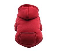 Dog Hoodie with Utility Pocket, Medium Weight Jacket, Machine Washable Pet Apparel for Large Breeds, Home Park Play Wear