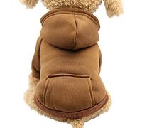 Dog Hoodie with Utility Pocket, Medium Weight Jacket, Machine Washable Pet Apparel for Large Breeds, Home Park Play Wear