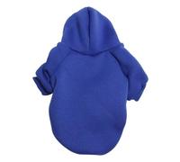 Dog Hoodies Clothes Fit Fit For Small Larger Dogs Soft Warm Pet Clothing Chihuahua Bulldog Costume Coat Classic Pet Outfit Accessories(1-Blue,L)