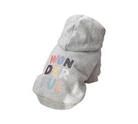 Dog Hoodies Pet Clothes Apparel Spring Jackets WONDERFUL Letter Print Coat Cute Clothing For Puppies Shih Tzu 5 Size Cats Outfits For Cats Only Boy Girl Female Male Dog Costumes Clothes Clothing