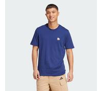 adidas Dog Hoop Patch Graphic T-Shirt, Cotton, Blue