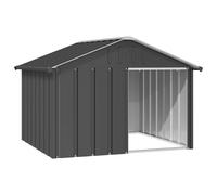 Dog House Anthracite 116.5x103x81.5 cm Galvanised Steel