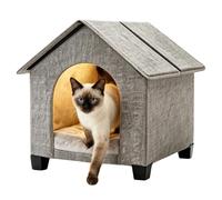 Dog House Bed, Folding Elevated Puppy Sleeping Cave