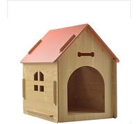 Dog House Cat House Pet House Waterproof Weatherproof Dog Houses For Large Dogs Medium Dogs Small Dogs Ventilate Pet Kennel Indoor Outdoor Use Pet Dog House Without Door (Color : R