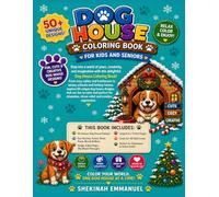 dog house: coloring book for kids and seniors