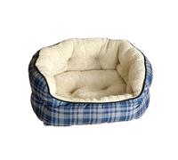 dog house, Deep Sleep Dog House High Back Warm Donut Bed For Small Medium Dogs Thick Plush Winter For Teddy French Bulldog Puppies Cats,for Indoor(Black)