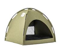 Dog House Dog Bed Cat House Cat Bed Pop Up Pet Tent Portable Dog Cat Bed House With Cushion Cats Dog Pet Play House Camping Tent Outdoor Pet House Pet Bed Pet Nest Cat Dog Bed (Color : Grün, Size :