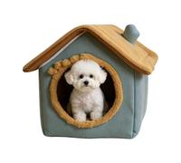 Dog House for Indoor Folding Washable Removable Mat Pet Tent