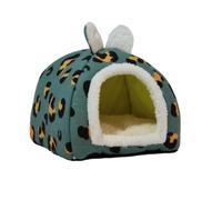 Dog House Indoor, Foldable Soft Kennel Bed Warm Cat Nest Puppy Cave with Cushion for Small Medium Large Dogs Cats,C-28 * 28 * 26cm