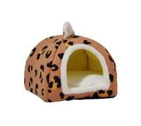 Dog House Indoor, Foldable Soft Kennel Bed Warm Cat Nest Puppy Cave with Cushion for Small Medium Large Dogs Cats,B-35 * 35 * 32cm