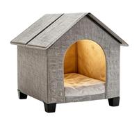 Dog House Indoor Folding Elevated Puppy Sleeping Cave