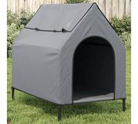 Dog House Light Grey Oxford Fabric and Steel
