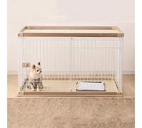 Dog Houses 47" Extra Large Dog Kennels With Safety Doors, Indoor Dog House For Medium Small Dog And Cat ，Anti-slip Pad On The Bottom，Easy Assembly