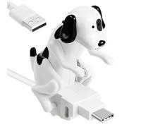 Dog Humping Phone Charger, Dog Phone Charger, Humping/Anxiety Dog Charger for Android & Ipnone,Dog Charger for Phone,Funny Humping Dog Fast Charger Cable, Portable Stray Dog Charging Cable(White,For T