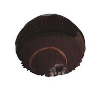 Dog Husky,Shower Cap Nightcap Double Layer Waterproof Elastic Bath Cap Reusable Hair Cap