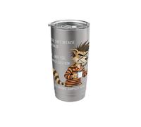 Dog I Avoid Stuff Because I'm Afraid of me Stainless Steel Insulated Tumbler