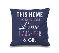 Dog I Work Hard So My Dog Can Have A Better Life Navy Cushion Cover 16" x 16" Mum Friend Gift Pet Present 60 SECOND MAKEOVER Navy 40cm x 40cm