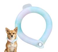 Dog Ice Pack - pm Phase Change Cooling Ring Material, Quick Freeze 15 Minute Refrigerator Preparation, 8.5cm Inner Ring S + 120g Lightweight Unit, Self Freezing Below 28 Degrees Ambient Solidificatio
