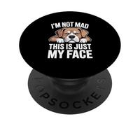 Dog I'm Not Mad This Is Just My Face PopSockets Adhesive PopGrip