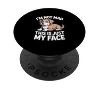 Dog I'm Not Mad This Is Just My Face PopSockets Adhesive PopGrip